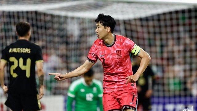 손흥민 동점골 ‘쾅’… 홍명보호, 멕시코와 혈투 끝 무승부