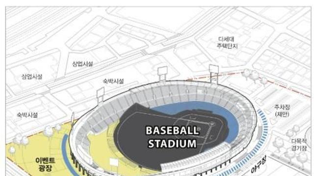 성남시 프로야구장 밑그림 나왔다