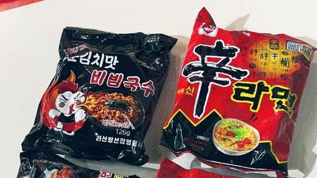 한국라면 따라한 북한? 불닭볶음면,신라면 그대로 카피..