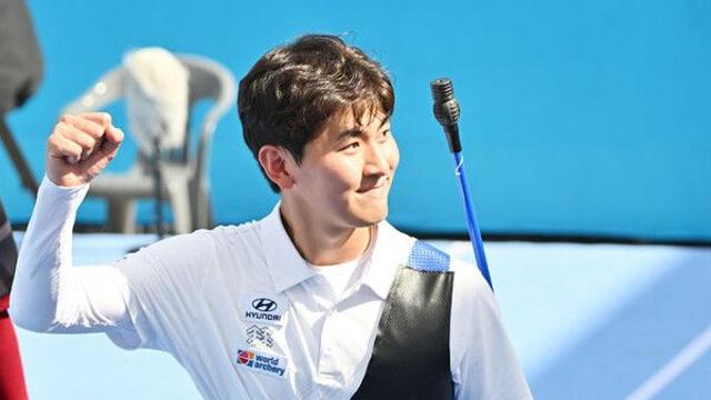김제덕, 광주 세계양궁 남자 개인전 銅…첫 메이저 개인전 메달