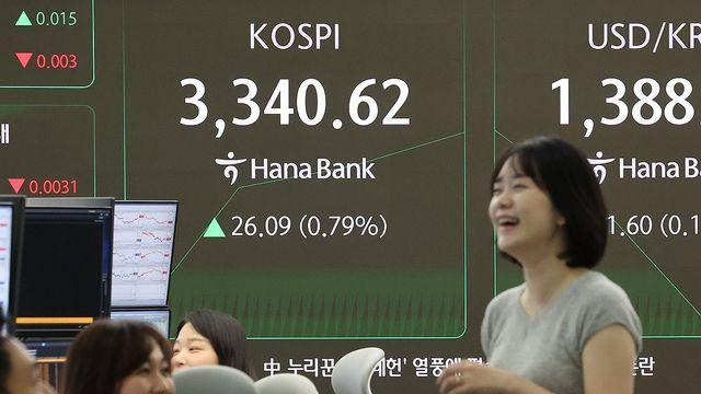 [2보] 코스피 3,336.60 상승출발…이틀 연속 사상최고치 경신