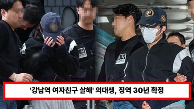 '강남역 여자친구 살해' 의대생, 징역 30년 확정...살해 동기·범행 수법 재조명