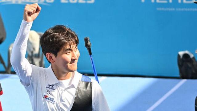 김제덕, 광주 세계양궁 남자 개인전 4강에서 패배…3위 결정전으로(종합)
