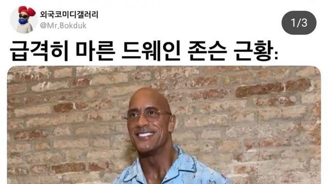 드웨인 존슨 근황