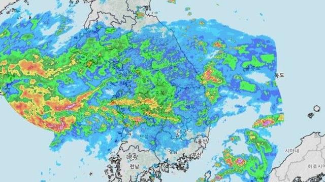 대전날씨, 150mm이상 많은비 