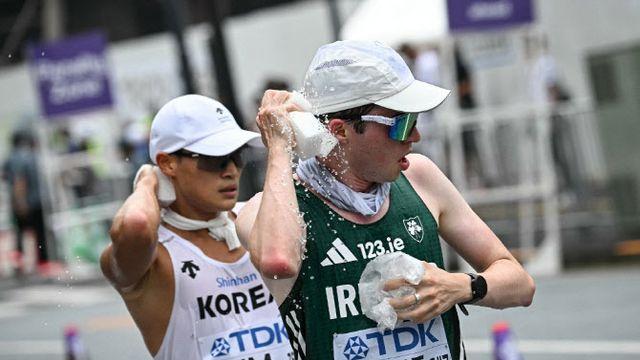'경보 35km' 김민규, 주최측 실수로 억울한 '완주 실패' 실격