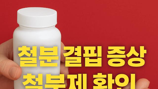 철분 결핍 증상 초기에 잡는 법과 추천 철분제 확인해보세요