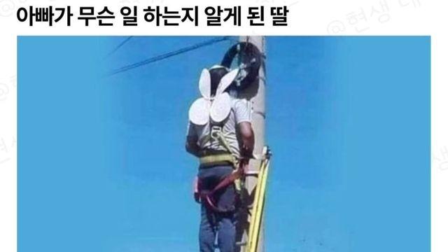 매일같이 날개를 달고 출근하는 아빠