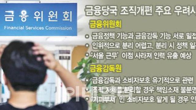 정책·감독·소비자보호 분리…금융당국도 갈피 못잡아
