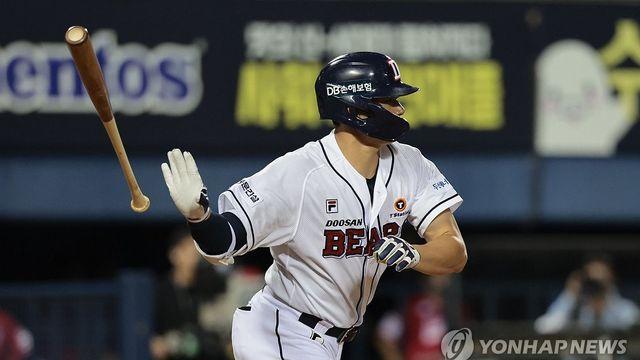 '5연패' 두산, 베테랑 김재환·정수빈 말소…