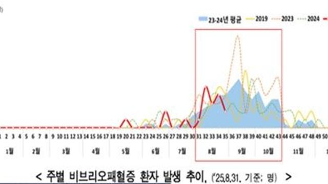 비브리오패혈증 급증세, 8월 한 달간 14명 발생…전년 동기 대비 급증