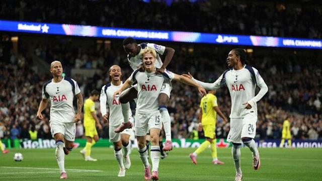 토트넘, 상대 자책골로 비야레알에 진땀승…UCL 복귀전 승리
