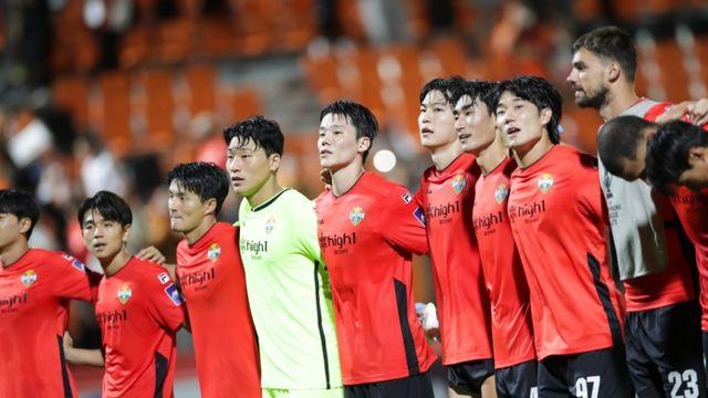 정경호의 강원, 역사적인 ACLE 첫 승…中 상하이 선화에 2-1 역전승