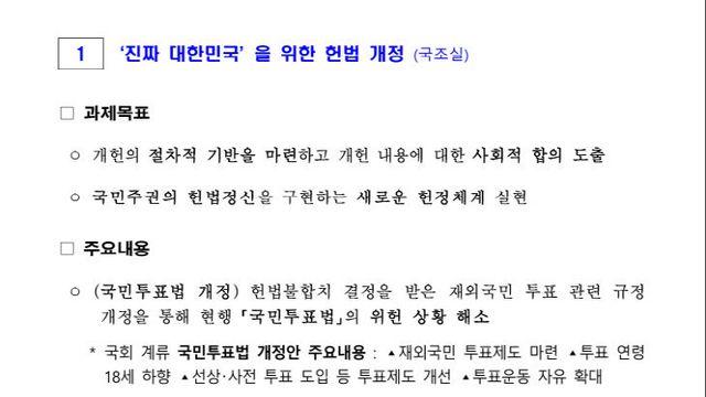 '행정수도 개헌' 이재명 정부 제1국정과제에 포함