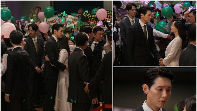 유진·지현우 “우리가 해냈어”…대통령 당선 현장 포착 (퍼스트레이디)