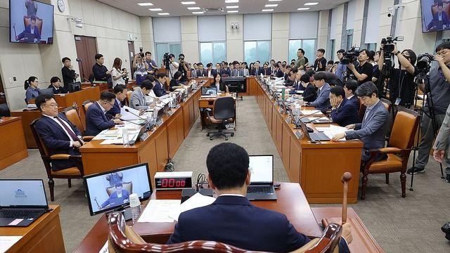 여야 행안위 정부조직법 대립…