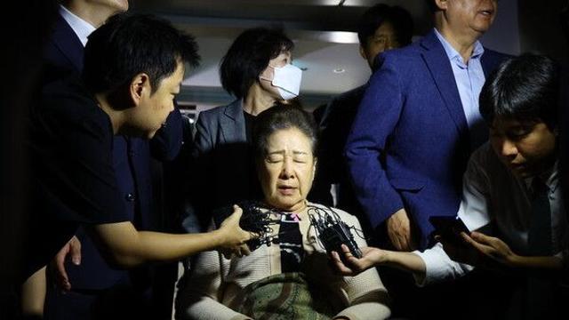 한학자, '김건희·권성동 청탁' 묻자 