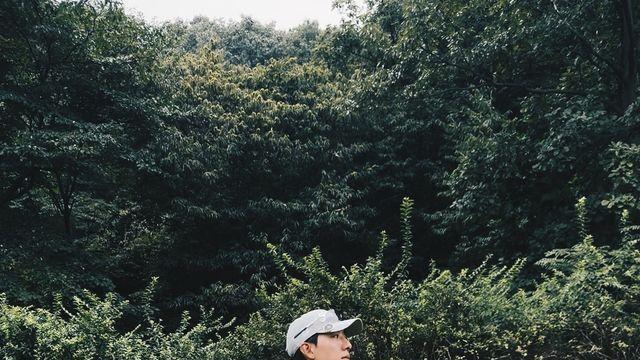 이정신, 187cm 비율 살린 세련된 골프웨어 자태