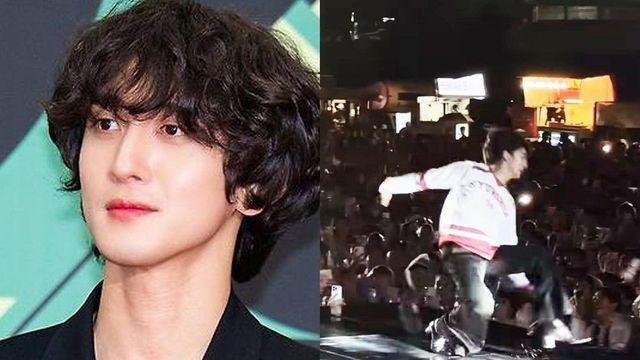 무대서 꽈당…잔나비 최정훈, 관객 덕분에 살았다 [RE:스타]