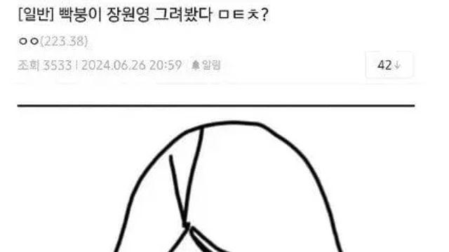 장원영을 그려본 디시인,,