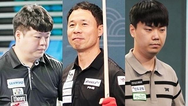 男3쿠션 1~3위 조명우 허정한 김행직 등 톱랭커 10명 중 8명 64강 진출[2025 경남고성군수배]