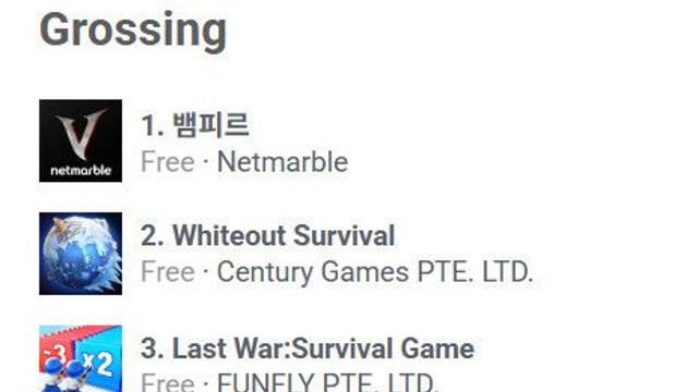 [주간 핫 게임] 모바일 게임 10위권에 중국산 4개 진입...뱀피르 1위 유지 속 리니지M 업데이트