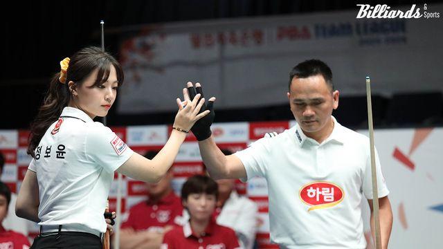 하림, 크라운해태에 4-1 승리 '3승(2패) 수확'…크라운해태 '5전 전패' [PBA 팀리그 3R]