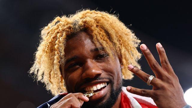 라일스, 男 200ｍ 세계육상 4연패…제퍼슨, 女 100·200ｍ 석권(종합)