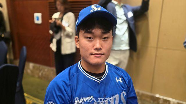 '삼성 지명에 안도' 아기사자 김상호 