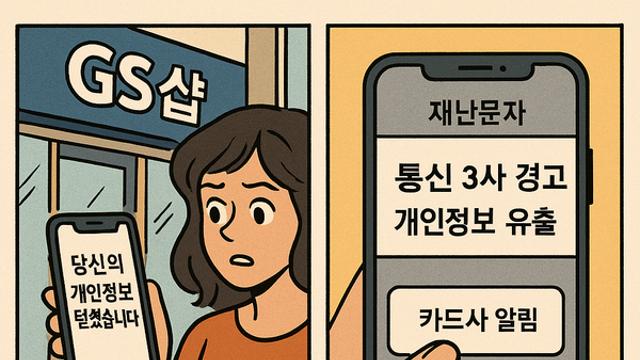 [뉴스락 x AI : 코미디 세상네컷] 소비자 일상 덮친 보안 공포