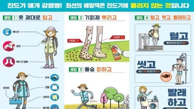 질병관리청, 추석 연휴 성묘·벌초 등 야외활동 시 진드기매개감염병 예방수칙 준수 당부