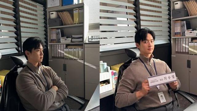 '고현정 아들' 장동윤, 촬영장 비하인드 공개…