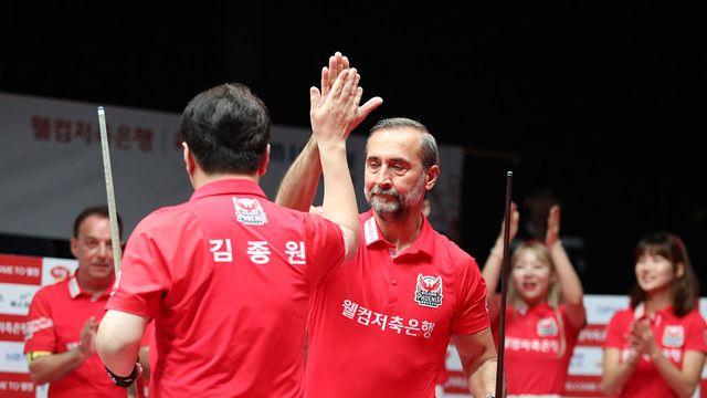 '나란히 승점 10' 웰컴-에스와이, 휴온스-우리금융 꺾고 순위 다툼 [PBA 팀리그 3R]