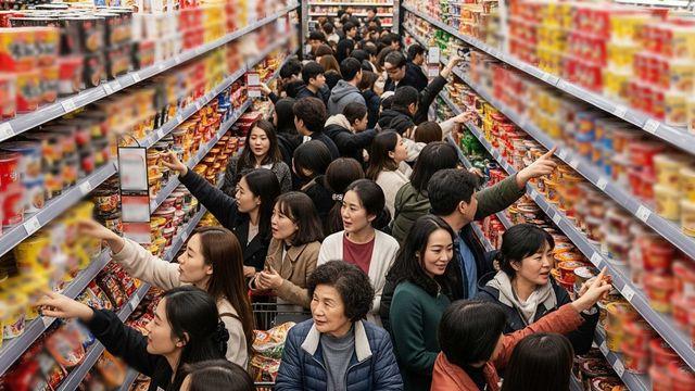인기 소문났나…북한판 '짝퉁' 제품까지 나왔다는 화제의 '한국 라면'