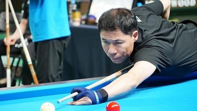 허정한 ‘하이런 21점’ 폭발…전국당구대회 32강전 김현종과의 경기서[2025 경남고성군수배]