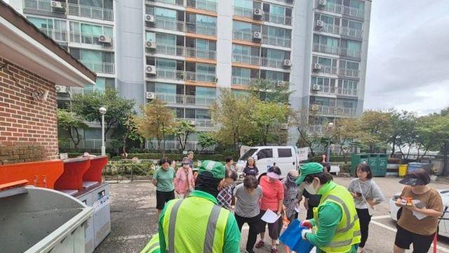 수원시 팔달구 화서2동, 주민과 함께하는 공동주택 생활폐기물 샘플링