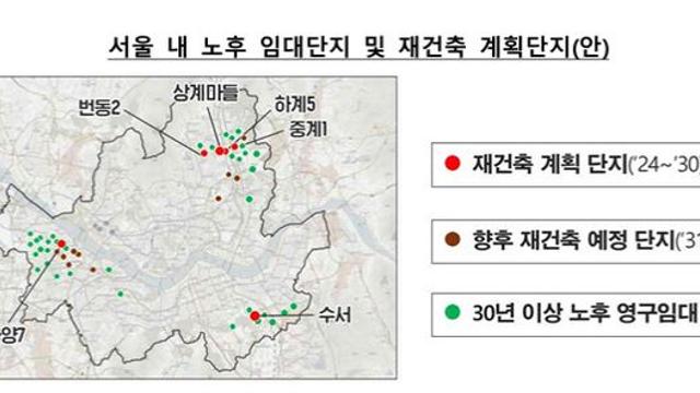 국토부, 매년 3개 단지씩 노후공공임대 재건축 착수