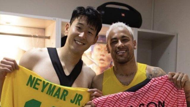 손흥민과 재대결 불발! 네이마르, 韓 방문 앞두고 허벅지 부상…