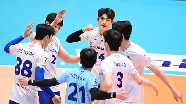 헤난호 대한항공, OK저축은행 3-0 완파하며 컵대회 우승…한선수 MVP