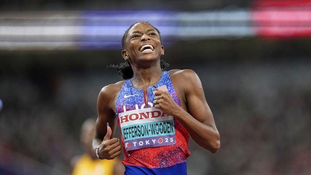 '스타 탄생' 제퍼슨, 12년 만에 세계육상 여자 100·200ｍ 석권