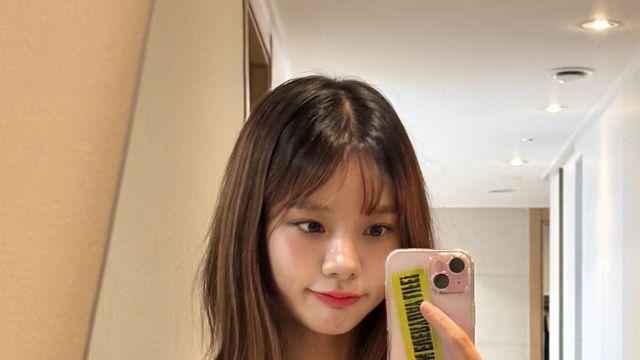 개그우먼에서 패셔니스타로, 맹승지의 아가일 체크 가디건 데일리룩