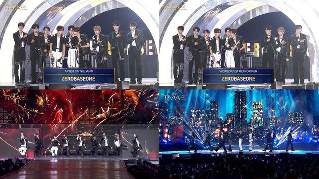 제로베이스원, '2025 TMA'서 2개 트로피 수상…