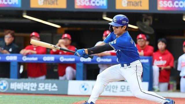 삼성 김성윤 타석엔 록 역사상 가장 유명한 기타 선율 흐른다