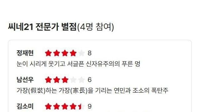 박찬욱 감독 신작  전문가 평