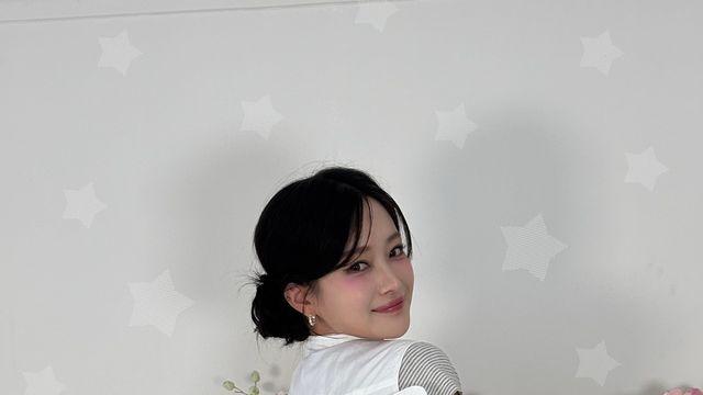 인형 같은 비주얼 폭발! H1-KEY 서이, 화이트 톤 러블리룩으로 시선 올킬