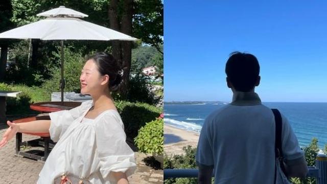 9기 영숙♥광수, 제법 나온 D라인 '눈길'…강원도 태교여행 근황 [★해시태그]