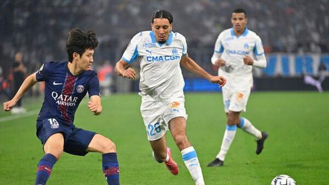 '이강인 26분 출전' PSG, 마르세유 원정서 시즌 첫 패배