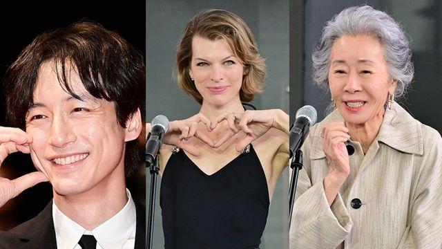 '사생활 논란' 켄타로·'엄마' 밀라 요보비치→'아들 동성애 고백' 윤여정 총출동 [BIFF 중간결산②]