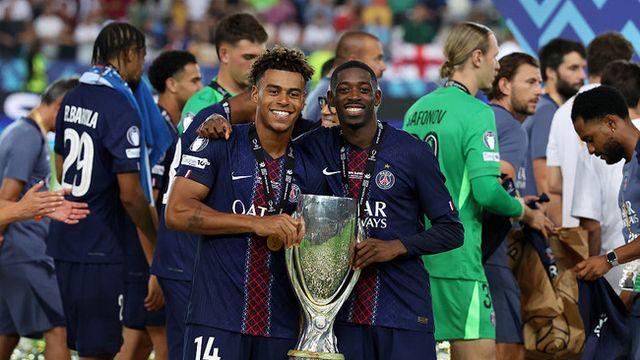 [오피셜] PSG 트레블 이끈 ‘35골 14도움’ 뎀벨레, 발롱도르 수상! ‘야말-하피냐-살라 제쳤다’