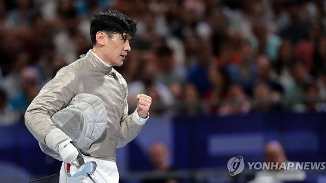 펜싱 대표팀 돌아온 구본길 